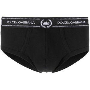 メンズ Dolce & Gabbana ロゴ ブリーフ ブラック