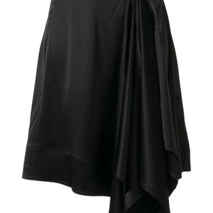 Calvin Klein Symmetric Crepe Skirt ブラック