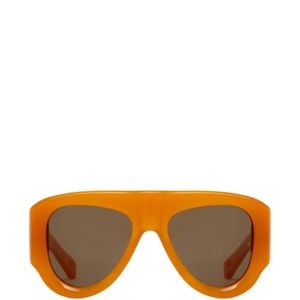 Jacques Marie Mage Orange Barclay Oversized-Frame Sunglasses