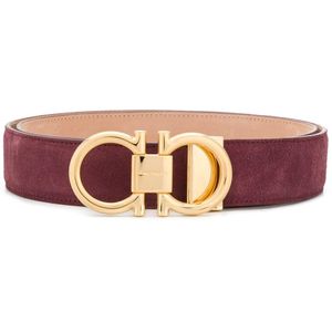 メンズ Ferragamo ガンチーニ バックルベルト レッド