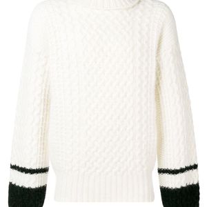 Maglione a maglia intrecciata di Haider Ackermann in Bianco da Uomo