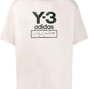 メンズ Y-3 ロゴ Tシャツ