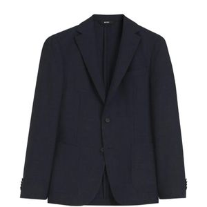 Boss Blue Slim-Fit Jacket for men