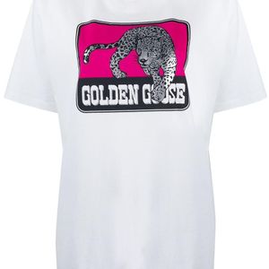 T-shirt Femme Pas cher en Soldes Golden Goose Deluxe Brand en coloris Blanc
