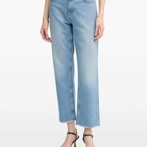 Joop! Blue Raw-Edge Faded Jeans