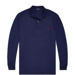 Polo Ralph Lauren Blue Logo-Embroidered Sweatshirt for men