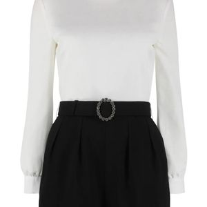 Saint Laurent White Backless Playsuit