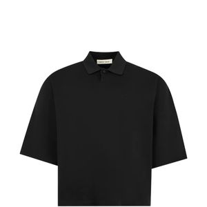 Fear Of God Black Signature 90S Cropped Polo Shirt for men