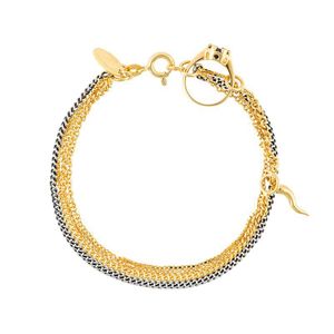 Iosselliani Metallic 'silver Heritage' Ring Bracelet