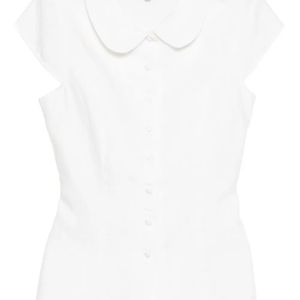 Reformation White Molly Shirt