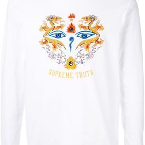 メンズ Supreme Truth ロングtシャツ ホワイト
