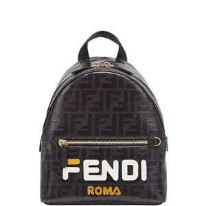 Fendi Mania Mini Backpack in het Zwart