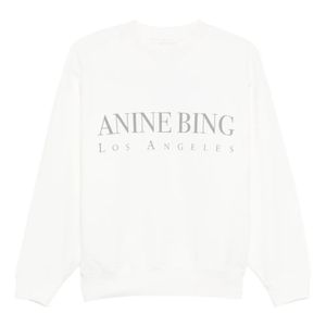 Anine Bing White Jaci Sweatshirt Los Angeles