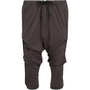 OPEN YY Grey Gathered Sarouel Shorts