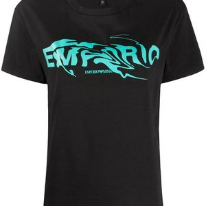 Emporio Armani ロゴ Tシャツ ブラック