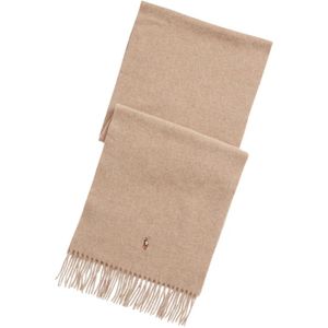 Polo Ralph Lauren Natural Pony Fringe-Trimmed Scarf for men