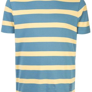 メンズ Kent & Curwen ストライプ Tシャツ ブルー