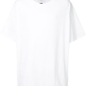 Facetasm ストライプパネル Tシャツ ホワイト