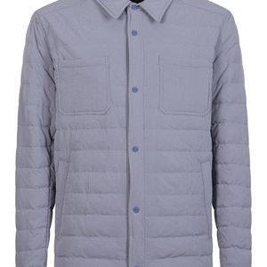 Herno Blue Button-Up Down Jacket for men