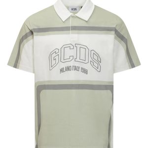 Gcds Grey T-Shirt Polo for men