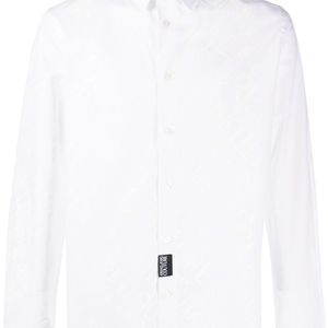Camicia con stampa di Versace Jeans in Bianco da Uomo