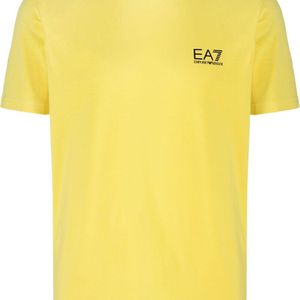 メンズ EA7 ロゴ Tシャツ イエロー