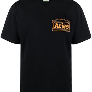 Aries ロゴ Tシャツ ブラック