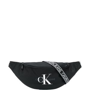 メンズ Calvin Klein ロゴ ベルトバッグ ブラック
