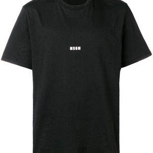 メンズ MSGM ロゴ Tシャツ ブラック