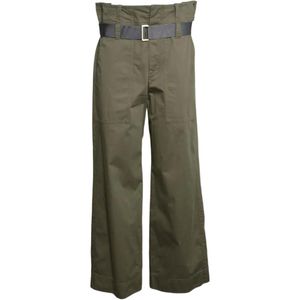 Seafarer Green Belted Trousers