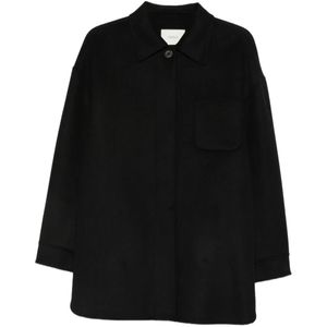 ViCOLO Black Button-Up Jacket