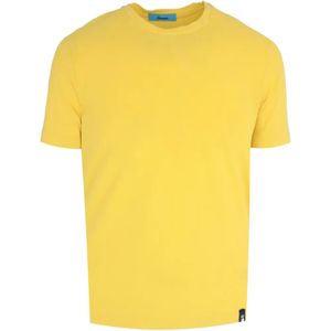 Drumohr Yellow T-Shirt À Col Rond for men