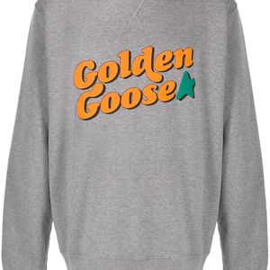 メンズ Golden Goose Deluxe Brand ロゴ スウェットシャツ グレー