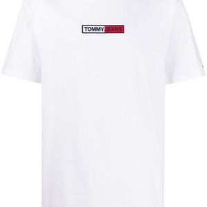 メンズ Tommy Hilfiger ロゴ Tシャツ ホワイト