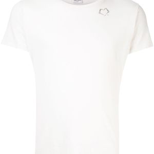 メンズ Saint Laurent ハート Tシャツ ホワイト