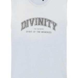 FIVE CM White Logo-Print Vest for men