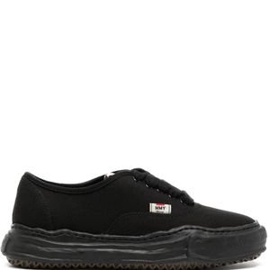 Maison Mihara Yasuhiro Black Low-Top Canvas Sneakers