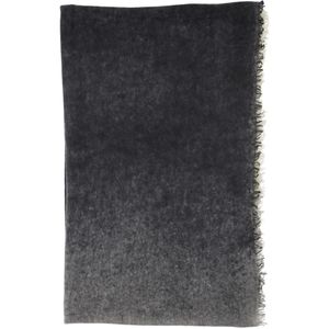 Faliero Sarti Black Frayed Scarf