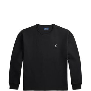 Polo Ralph Lauren Black Logo-Embroidered Sweatshirt for men