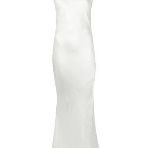 Erika Cavallini Semi Couture Lorena イブニングドレス ホワイト