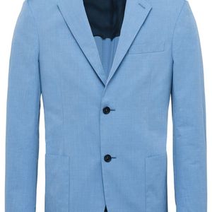 メンズ Prada テーラード ジャケット ブルー