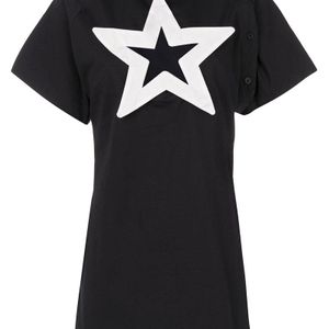 KTZ Black Star Cut-out Dress