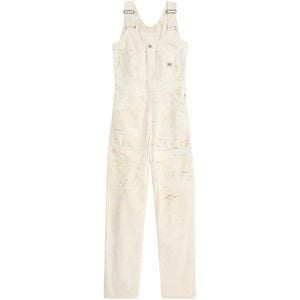 RRL White Pocket Sleeveless Jumpsuit