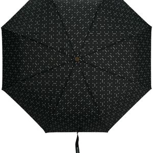 Paraguas con motivo floral Moschino de color Negro