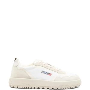 Autry White Wildpace Low Panelled Sneakers for men