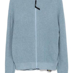 Aspesi Blue Knitted Jacket for men