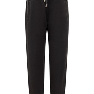 Lanvin Black Drawstring Cuffed Track Pants for men
