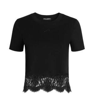 Dolce & Gabbana Black Dolce & Gabbana Dolce & Gabbana Crew-Neck T-Shirt