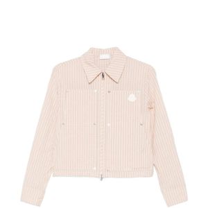 Moncler Pink Gingham Patch Jacket