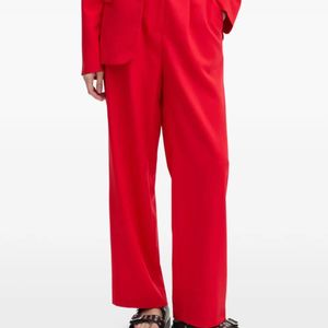 Never Fully Dressed Red Pleated Trousers